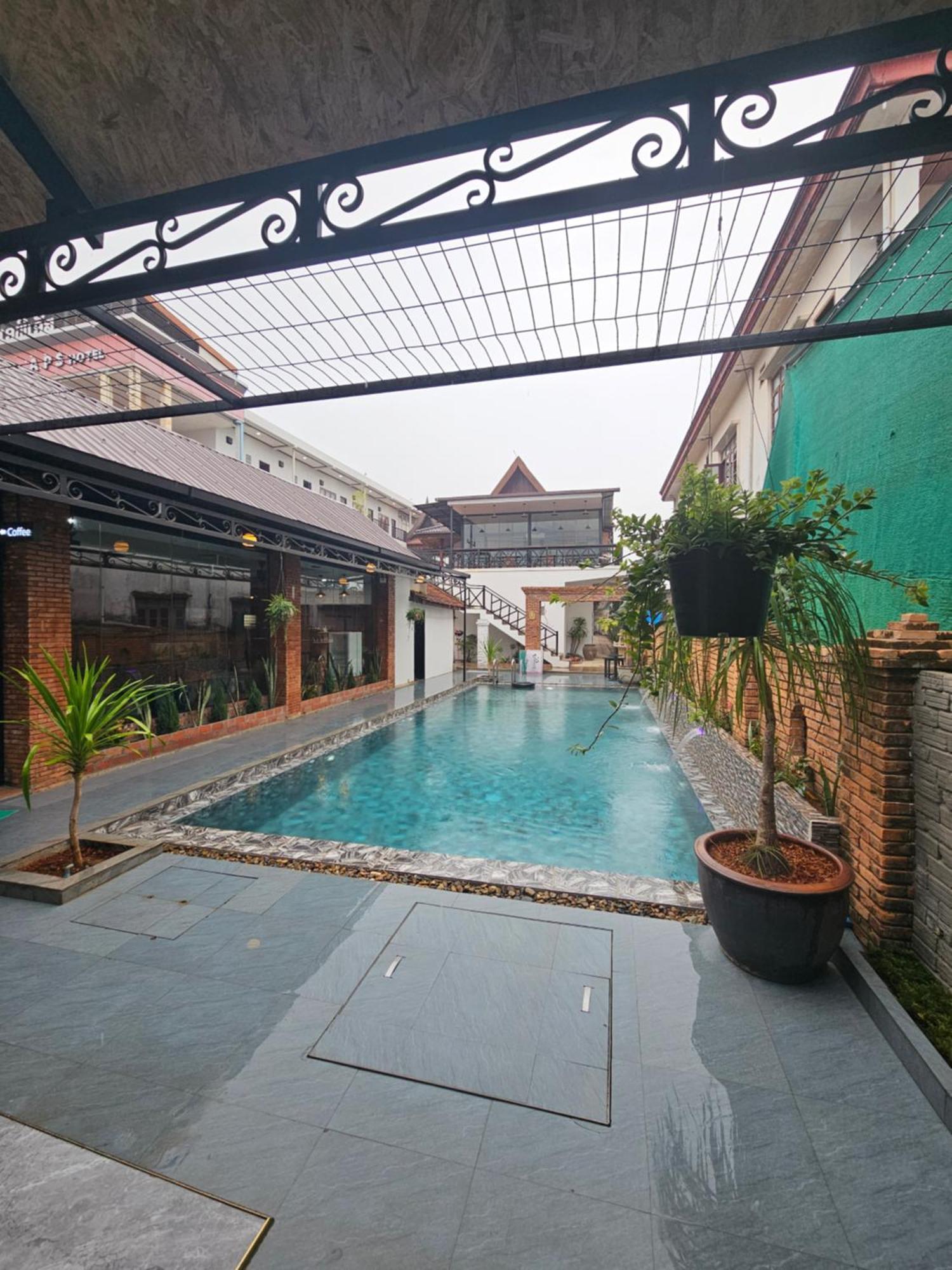 Win Hotel Vang Vieng Buitenkant foto